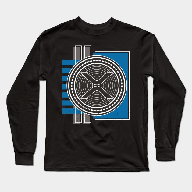XRP Digital Long Sleeve T-Shirt by BitcoinSweatshirts